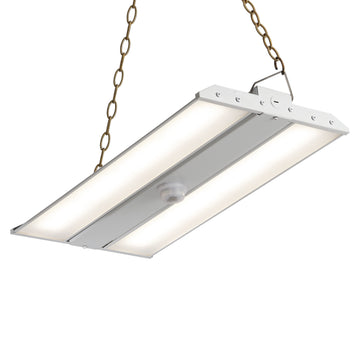 23.75 in. 220-Watt Integrated LED Motion Sensor Shop Light with 28600 Lumens 5000K